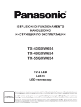 Panasonic TX43GXW654 Инструкция по эксплуатации