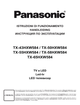Panasonic TX55HXW584 Инструкция по эксплуатации