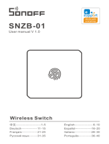 Sonoff SNZB-01 Wireless Switch Руководство пользователя