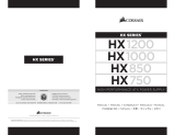 Corsair HX Series High Performance ATX Power Supply HX850, HX1000, HX1200, HX750 Руководство пользователя