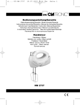 Clatronic HM 2737 Инструкция по применению