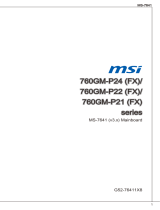 MSI 760GM-P21 (FX) Инструкция по применению