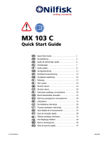 Nilfisk MX 103 C Инструкция по применению