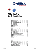 Nilfisk MX 103C Инструкция по применению