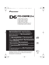 Pioneer PD-D6MK2-K Инструкция по применению