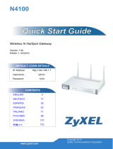 ZyXEL N4100 Инструкция по применению