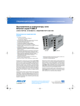 Pelco FUMS-F Series Unmanaged Ethernet Switch Спецификация