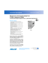 Pelco FTV80-FRV80 Fiber Transmitter and Receiver Спецификация