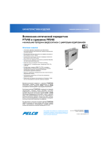 Pelco FTV40-FRV40 Fiber Transmitter and Receiver Спецификация