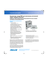 Pelco FMCI Series Ethernet Optical Fiber Media Converter Спецификация