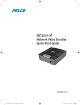 Pelco NET5501-XT Network Video Encoder Инструкция по началу работы