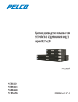 Pelco NET5500 Series Network Video Encoder Инструкция по началу работы