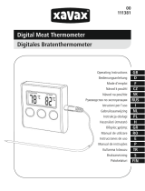 Xavax Digital Meat Thermometer Руководство пользователя