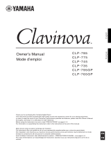 Yamaha Clavinova Digital Piano Руководство пользователя