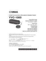 Yamaha YVC-1000 Инструкция по началу работы