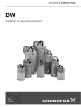 Grundfos DW.100.200.AH Installation And Operating Instructions Manual