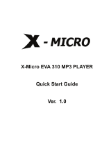 X-Micro XMP3X-F1G Инструкция по началу работы
