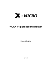X-Micro XWL-11GRAR Руководство пользователя