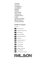 Palson MULTIFRUIT COMPACT - Operating Instructions Manual