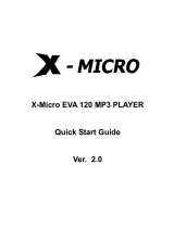 X-Micro XMP3A-F1G Инструкция по началу работы