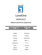 LevelOne WGR-6012 Quick Installation Manual