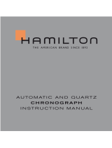Hamilton Automatic and Quartz Chronograph Руководство пользователя