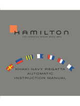 Hamilton Khaki Navy Regatta Automatic Руководство пользователя