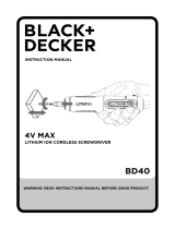 Black & Decker BD40 Руководство пользователя