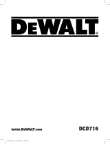 DeWalt DCD716 Руководство пользователя