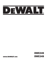 DeWalt DWE249 Руководство пользователя