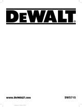 DeWalt DWS715 Руководство пользователя