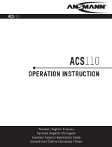 ANSMANN ACS 110 traveller Operation Instruction Manual