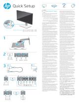 HP E24d G4 FHD USB-C Conferencing Monitor Инструкция по началу работы
