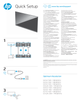 HP E24t G4 FHD Touch Monitor Инструкция по началу работы