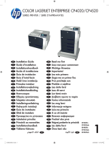HP Color LaserJet Enterprise CP4525 Printer series Инструкция по установке