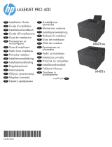 HP LaserJet Pro 400 Printer M401 series Инструкция по установке