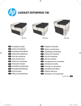 HP LaserJet Enterprise 700 Printer M712 series Инструкция по установке