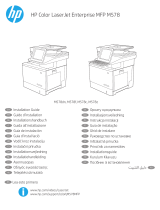 HP Color LaserJet Enterprise MFP M578 Printer series Инструкция по установке