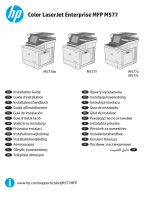 HP Color LaserJet Enterprise MFP M577 series Инструкция по установке