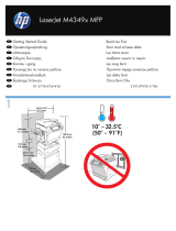 HP LaserJet M4349 Multifunction Printer series Инструкция по началу работы