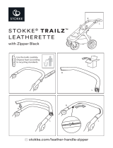 mothercare Stokke Trailz Handle Letherette with zipper Warn Leaflet Руководство пользователя