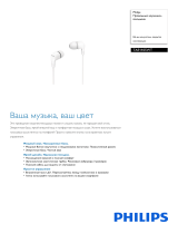 Philips TAE1105WT/00 Product Datasheet