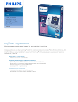 Philips FC8027/01 Product Datasheet