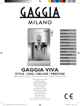 Gaggia Milano RI8433 Инструкция по применению