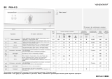 Whirlpool PWA 410 Program Chart