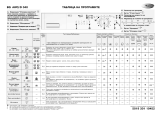 Whirlpool AWO/D 040 Program Chart