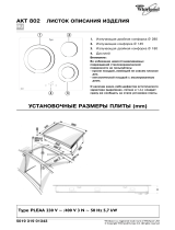 Whirlpool AKT 802/IX Program Chart