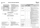 Whirlpool AKZ 475/IX/02 Program Chart