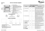 Whirlpool AKZ 810/IX Program Chart