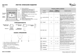 Whirlpool AKZ 803/IX Program Chart